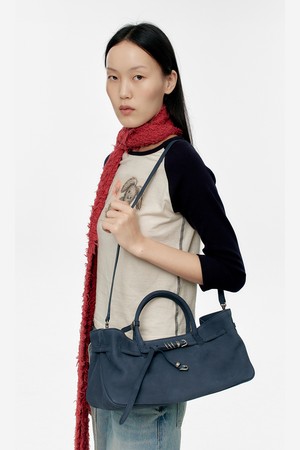 GRANDMA USED BAG_indigo nubuck