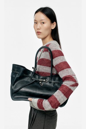 GRANDMA USED BAG LARGE_navy pull-up