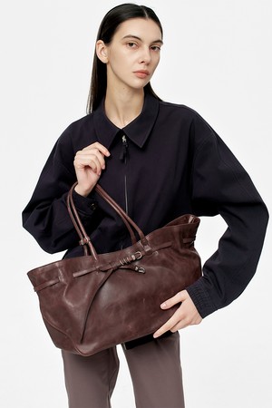 GRANDMA USED BAG LARGE_wine pull-up