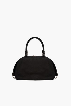 DUMPLING TOTE_black suede