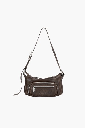 OUTPOCKET HOBO MINI_washed brown pull-up
