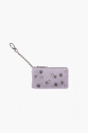 FULL STUD ZIPPER WALLET_3colors