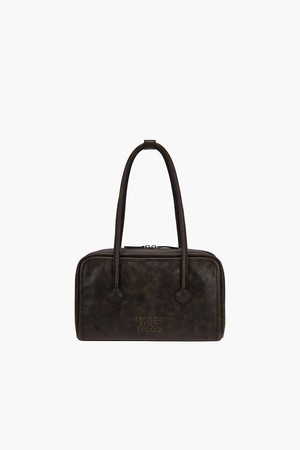 SOFT BOSTON_brown+black two-tone cracked