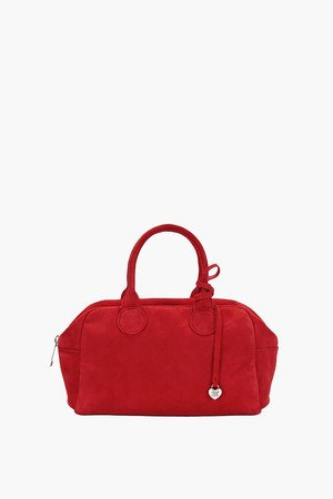 SOFT BOWLING_red suede