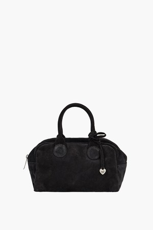 SOFT BOWLING_black suede