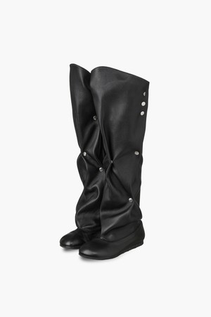 SNAP STRETCH HIGH BOOTS_black