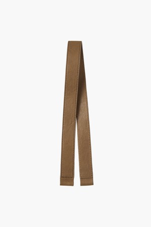 DUMPLING STRAP_vintage camel washed nappa