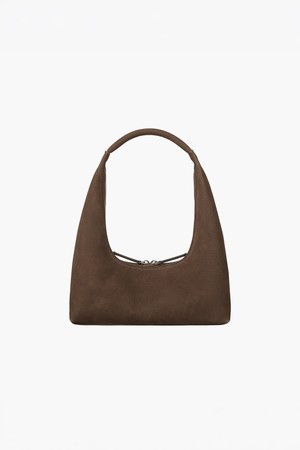HOBO SHOULDER_milk brown nubuck