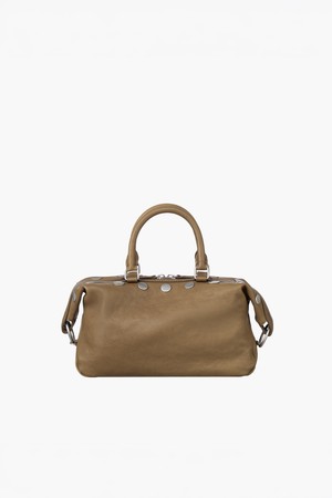 DUMPLING STUD MINI_vintage camel washed nappa