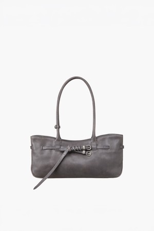 GRANDMA USED SHOULDER BAG_mauve pull-up
