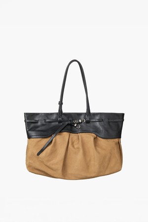 SOFT GRANDMA LAYERED BAG_camel naked