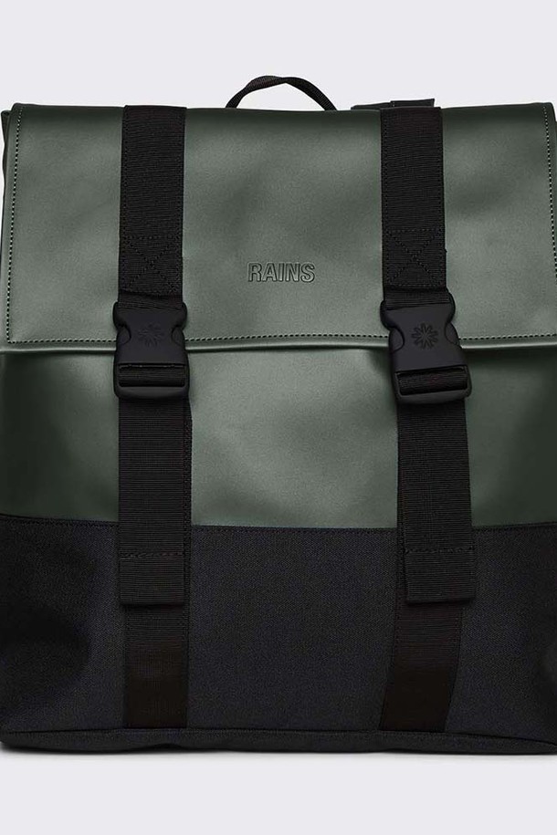 RAINS] Buckle MSN Bag Silver Pine_RAINS