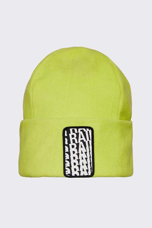 RAINS - 모자 - [RAINS] Fleece Beanie digital lime