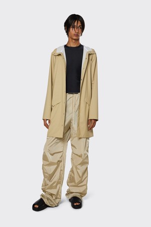 [Rains] Long Jacket Sand