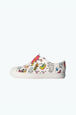 [NATIVE] 네이티브 제퍼슨 프린트 슈가라이트 빅키즈_화이트스티커