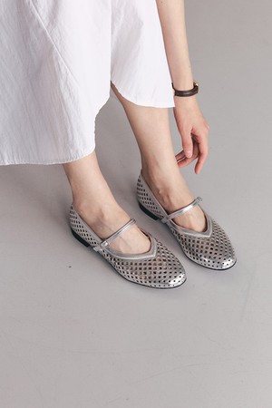 피카딜리 104033 플랫슈즈_실버(1.5cm)