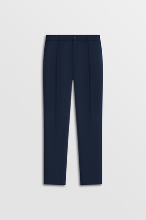 [Men Collection] 하이즈 플리티드 트윌 팬츠_네이비 1524340503_NAVY-a