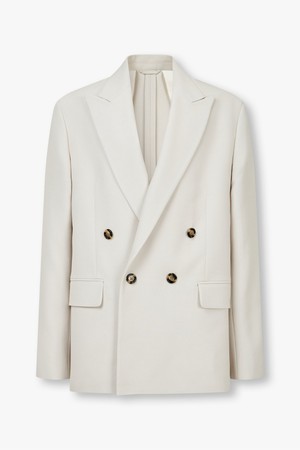 [Men Collection] 데이비드 유 더블 위브 블레이저_에크루 1524110500_NOCOLOR-a