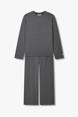 [Men Collection] 피어스 피자마 세트_멜란지 그레이 1526126605_GREY-a