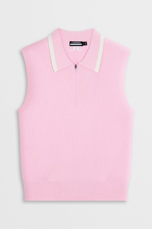 [Women] 라모나 니티드 폴로 셔츠_핑크 1545128005_PINK-a