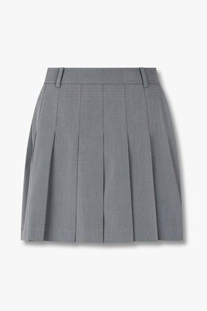 [Women] 코넬리아 LW 플리츠 스커트 _멜란지 그레이 1546143924_GREY-a