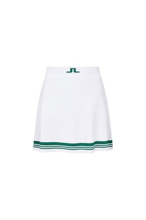 [Women] 프리다 스트라이프 니티드 스커트(green edge)_화이트 1543143010_WHITE-a