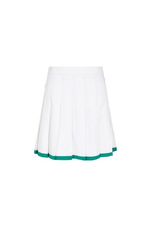 [Women] 아디나 플리티드 스커트(green edge)_화이트 1543143019_WHITE-a