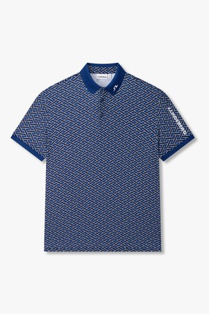 [Men] 투어 테크 프린트 폴로 _네이비 1516326604_NAVY-a