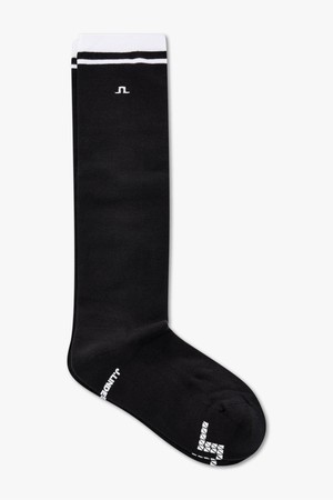 [J.LINDEBERG] [Women] 베이직 니삭스_블랙 1546374906_BLACK-a