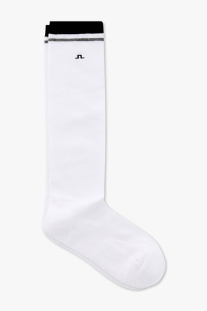 [J.LINDEBERG] [Women] 베이직 니삭스_화이트 1546374905_WHITE-a