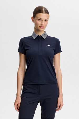 [Women] 카라 프린트 폴로_네이비 1546326010_NAVY-a