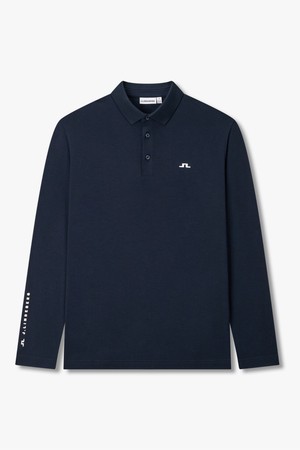 [Men] 플로리안 롱 슬리브 폴로 _네이비 1516326805_NAVY-a