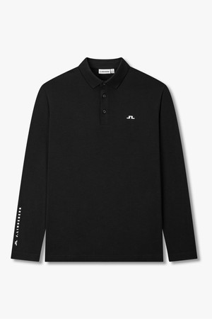 [Men] 플로리안 롱 슬리브 폴로 _블랙 1516326804_BLACK-a