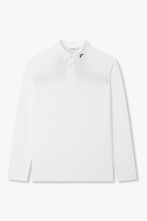 [Men] KV 롱 슬리브 폴로 _화이트 1516326800_WHITE-a