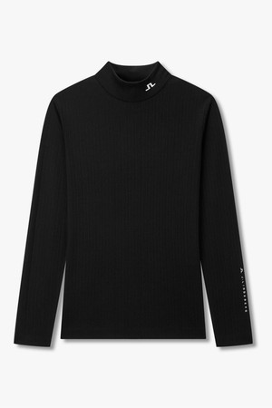 [Women] 엘라라 립 하이넥  롱 슬리브_블랙 1546326904_BLACK-a