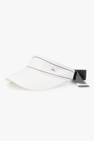 [Women] 리본 바이저_화이트 1546371901_WHITE-a
