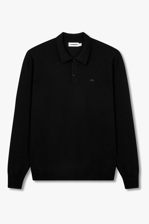 [Men Collection] 카이 니티드 메리노 폴로 블랙 1526328500_BLACK-a