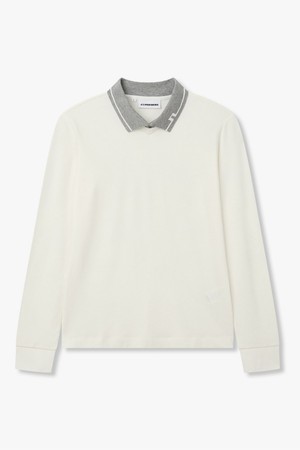 [Women] 아이비 AR 롱 슬리브 폴로 화이트 1546326910_WHITE-a
