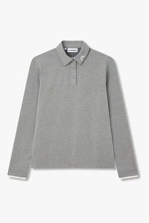 [Women] 리라 AR 롱 슬리브 폴로 멜란지 그레이 1546326908_GREY-a