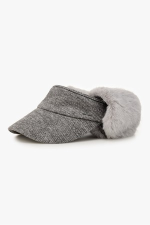 [Women] 윈터 바이저_멜란지 그레이 1546371913_GREY-a