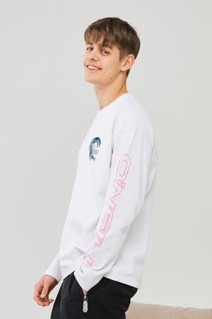 [오닐] 공용 산타크루즈 헤리티지 리사이클 긴팔 티셔츠 OUTRL1215-100