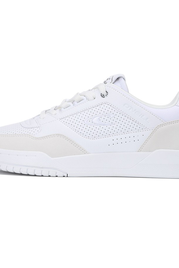 [오닐] 24SS 남성 CAMBRIA LOW 운동화 OMSSNI402-100은 봄, 여름 시즌에 적합한 남성용 운동화입니다. 화이트 컬러에 로고 패턴이 돋보이며, 폴리우레탄과 폴리에스테르 소재를 사용하여 제작되었습니다. 메쉬 소재를 적용하여 통기성이 뛰어나며, 경량 설계로 편안한 착용감을 제공합니다.
