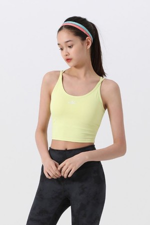 [오닐] [모델착장] 여성 베이직 브라탑 OWTBM6559-811