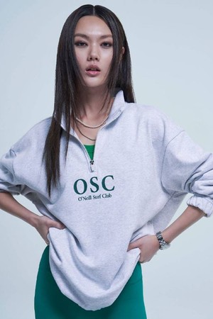 [오닐] 공용 클리프 에센셜 로고 하프집 OUTZM3114-188
