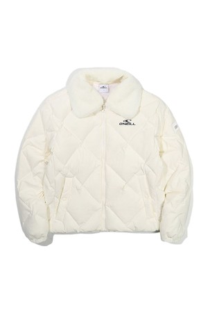 [오닐] 여성 가필드 튜브 넥 퍼 덕다운 점퍼 OWDLM8102-103