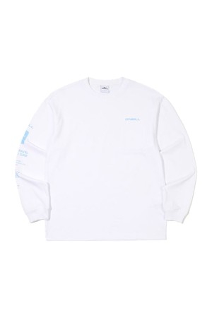 [오닐] 24SS 남성 싸인 긴팔 티셔츠 OMTRN1051-100