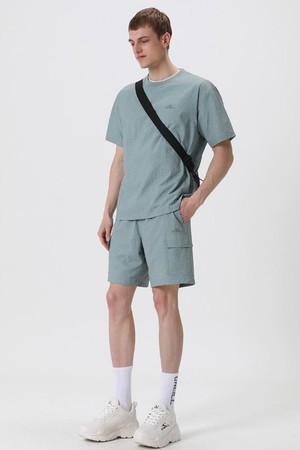 [오닐] 남성 시어서커 카고 4.5부 숏팬츠 OMWPM2201-807