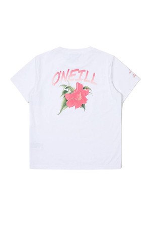 [오닐] 25SS 여성 서피비치 싸인 반팔 티셔츠 OWTRO6156-101