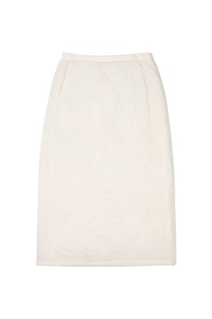 [오닐] 24F/W 여성 리나 써모어 퀼팅 롱 스커트 OWPKN8107-103