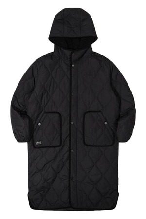 [오닐] 24/FW 여성 헬렌 여성 써모어 퀼팅 롱 후디 점퍼 OWJPN8108-199